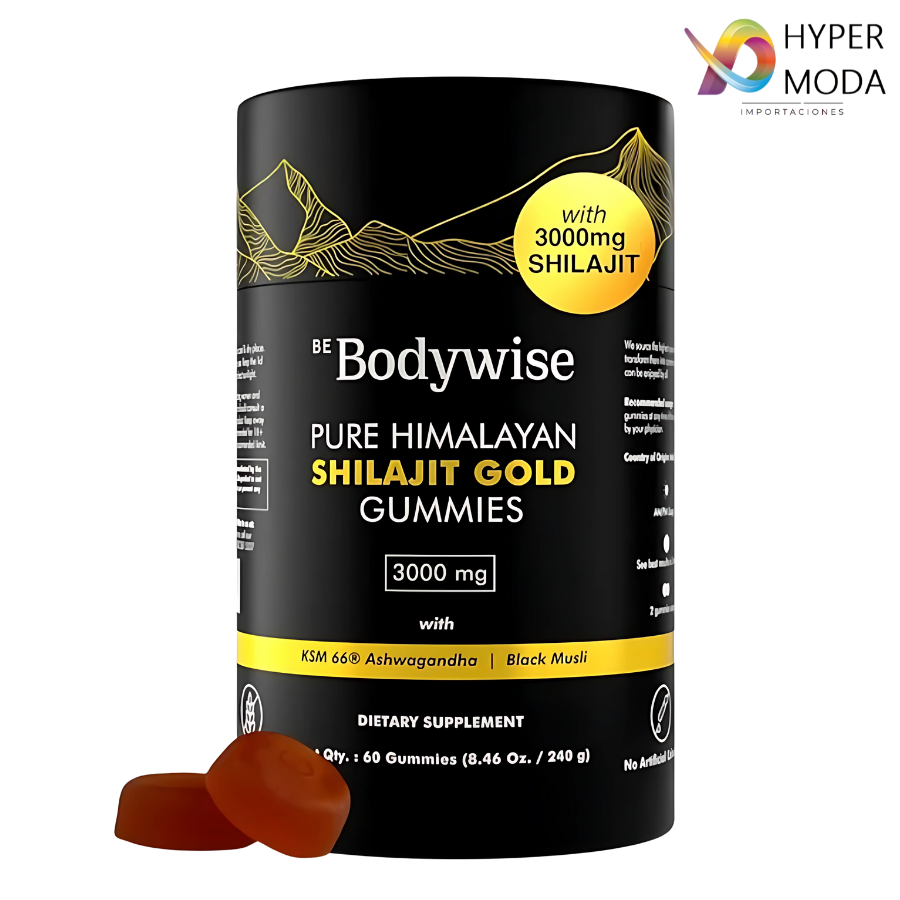 Suplemento Shilajit Gomas 60 Pcs 3000mg